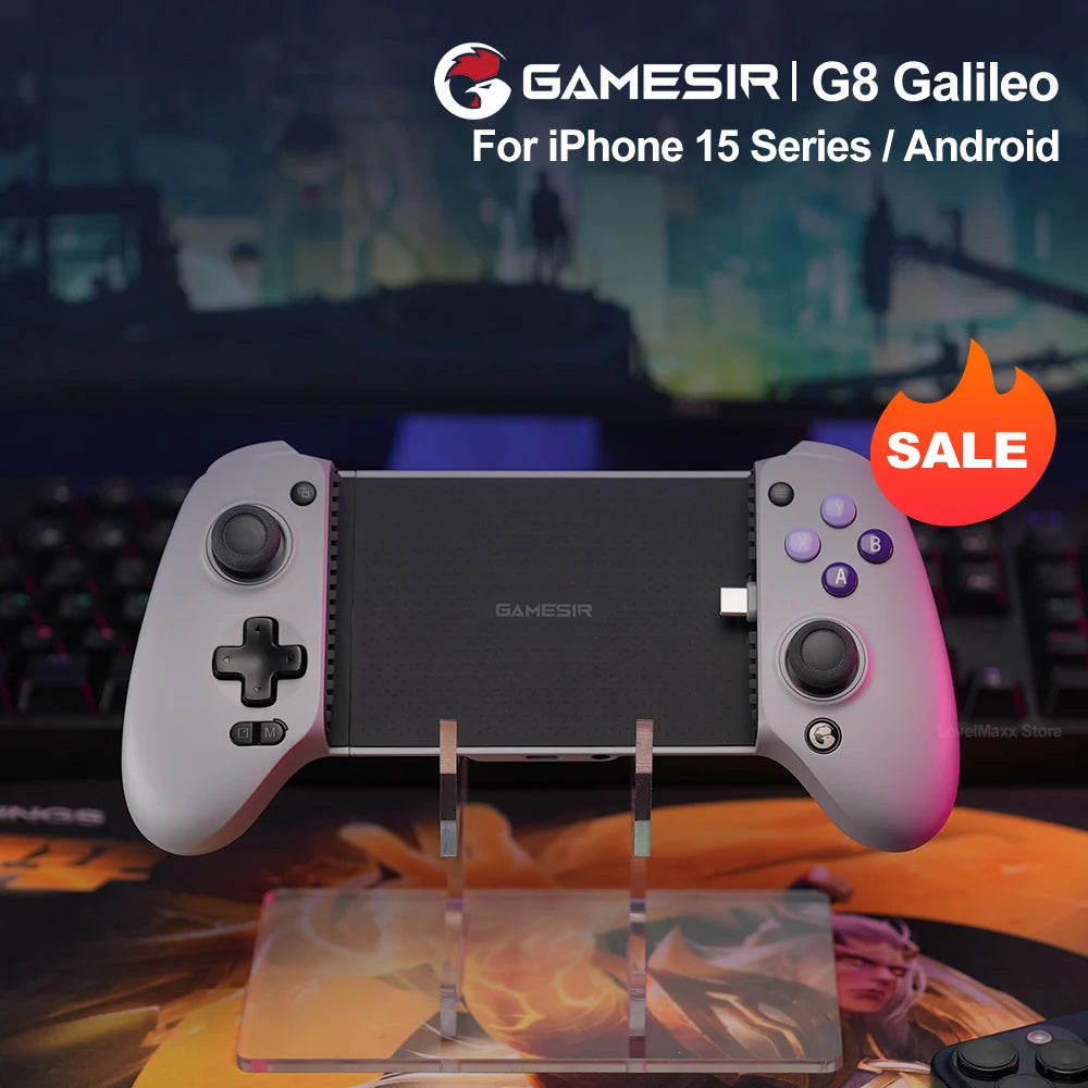 Controle GameSir G8 Galileo USB-C Hall Effect para Android e iPhone