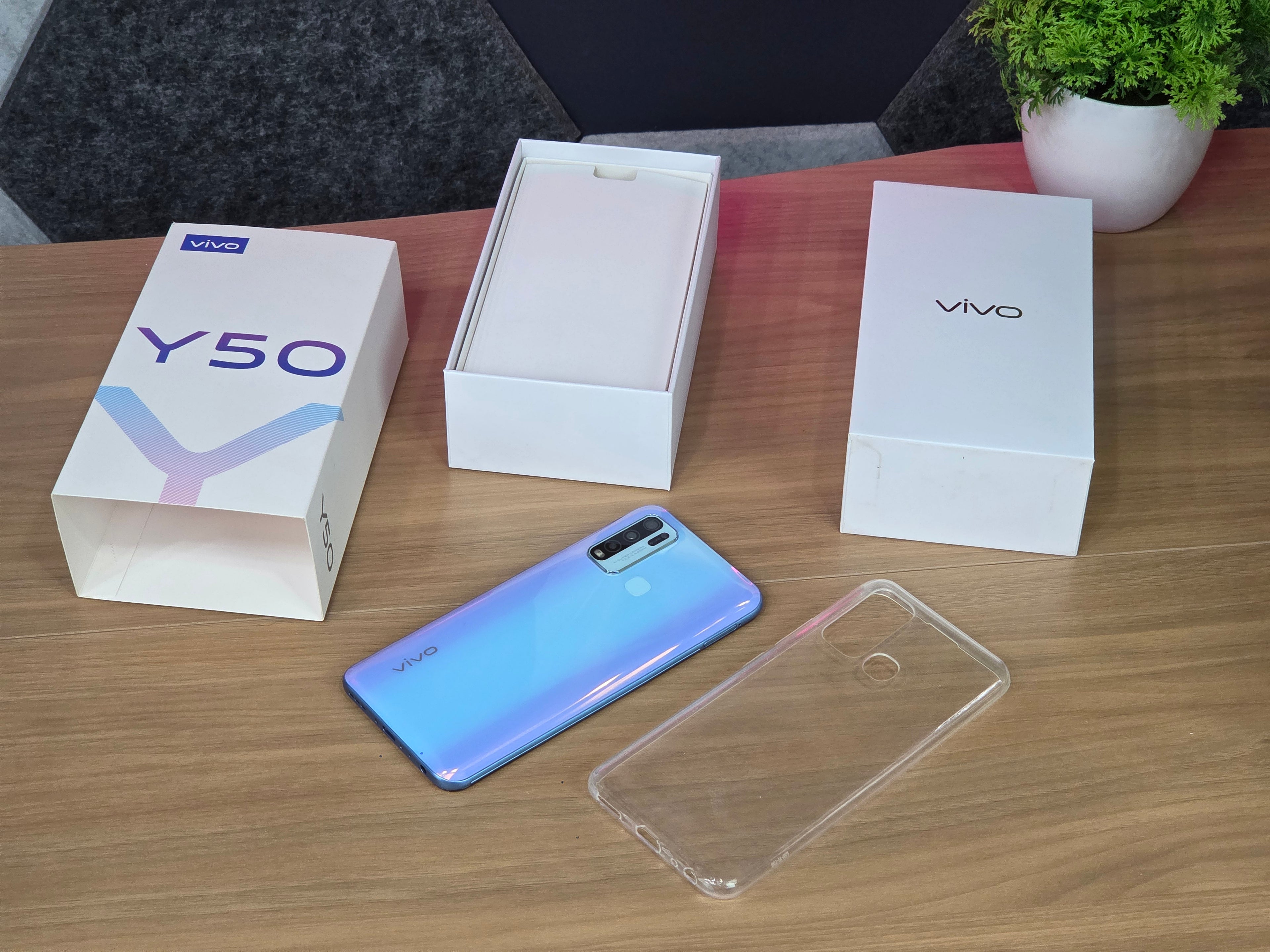 Vivo Y50 Azul - 8/128GB | Snapdragon 665 | Bateria 5000mAh