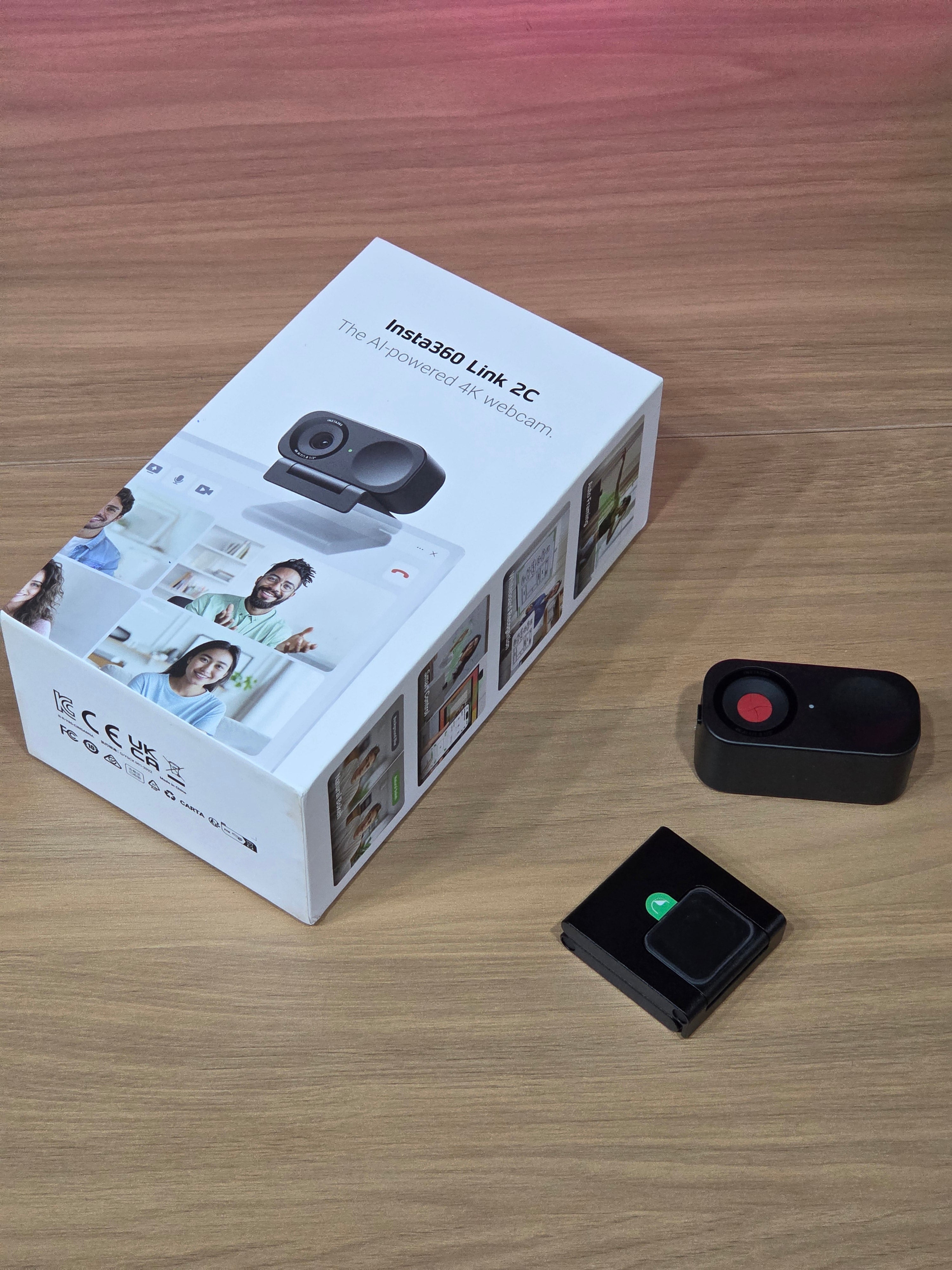 Insta360 Link 2C - Webcam 4K com IA | USB-C | Qualidade Profissional