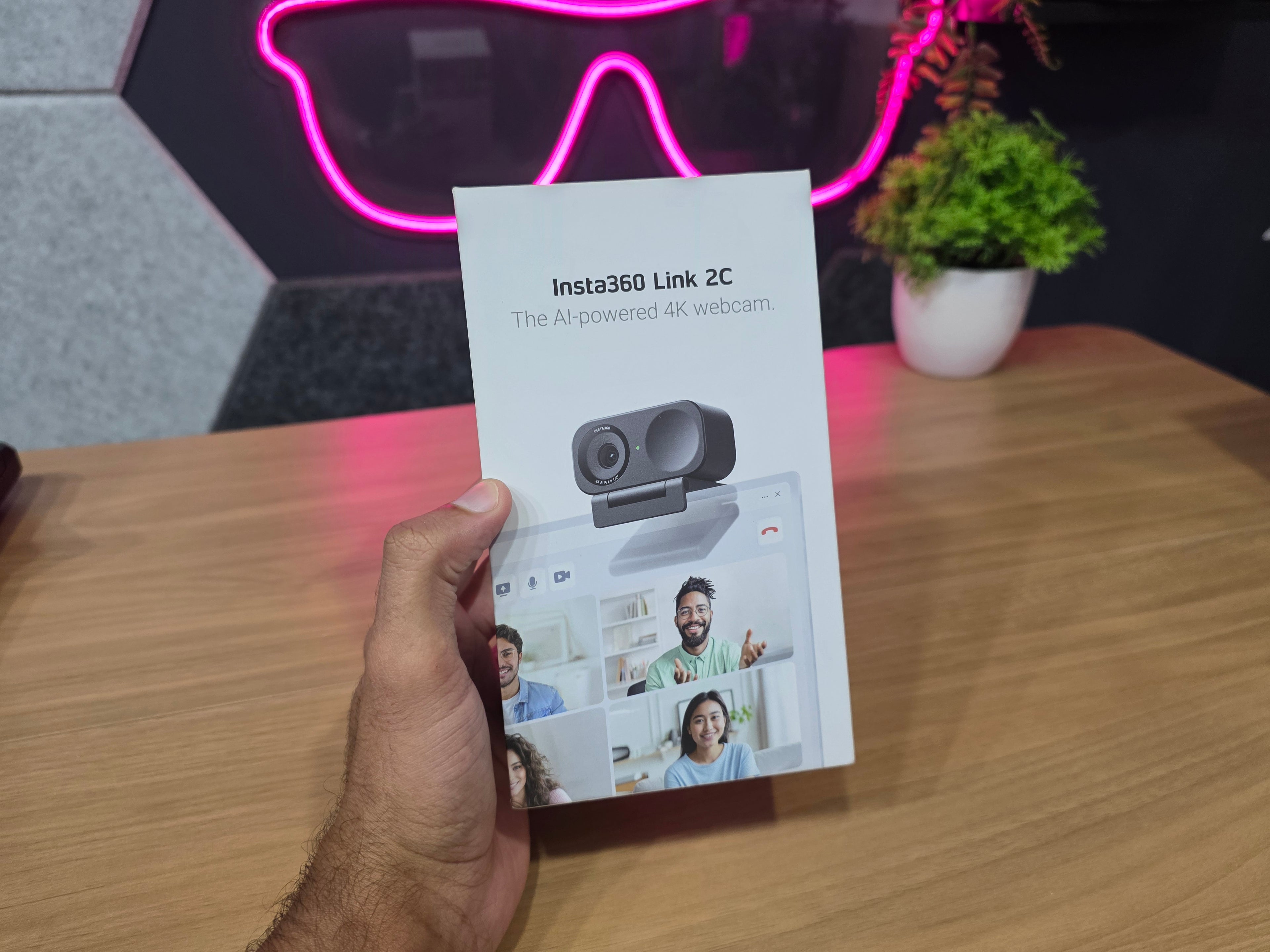 Insta360 Link 2C - Webcam 4K com IA | USB-C | Qualidade Profissional