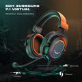Headset Gamer FIFINE H6 RGB 7.1 Virtual com Microfone Removível