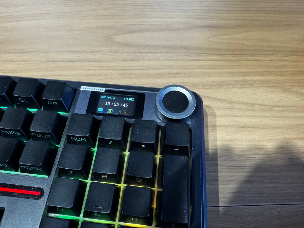 Teclado Mecânico AULA F108 Pro  ⌨️ Wireless, Com display, Hot-Swap, RGB, Sem fios, layout 108%