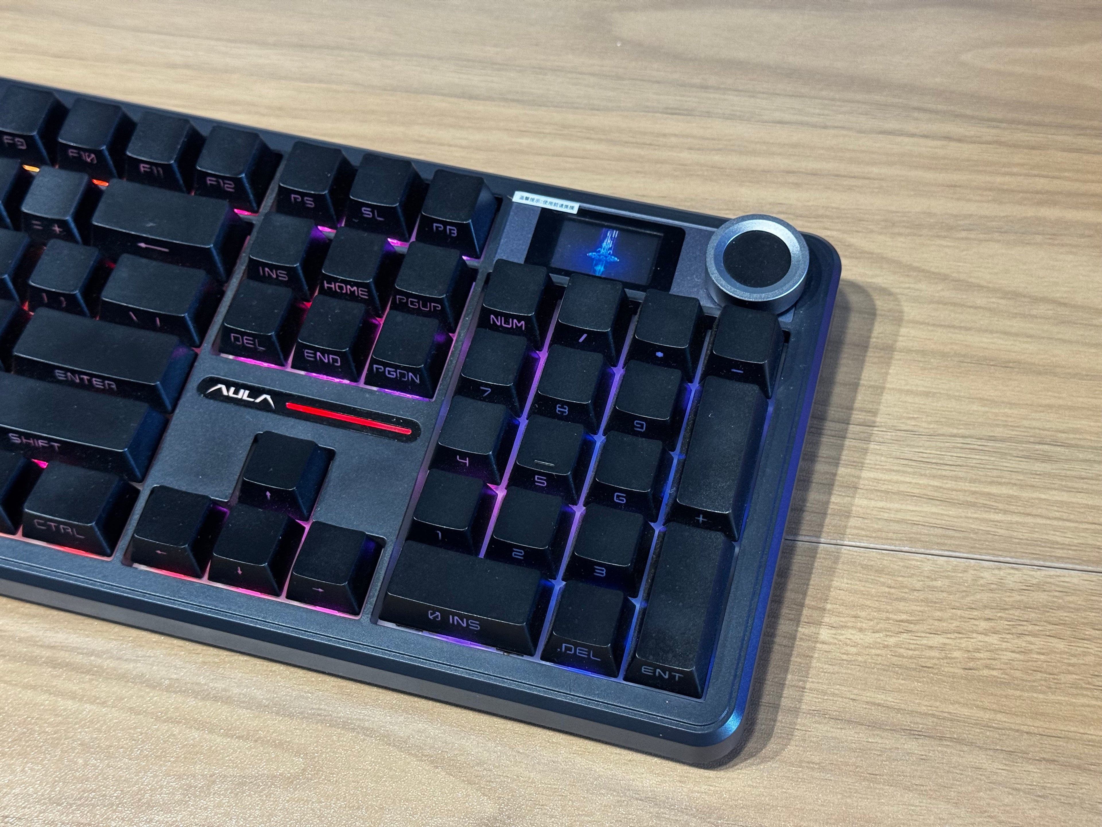 Teclado Mecânico AULA F108 Pro  ⌨️ Wireless, Com display, Hot-Swap, RGB, Sem fios, layout 108%