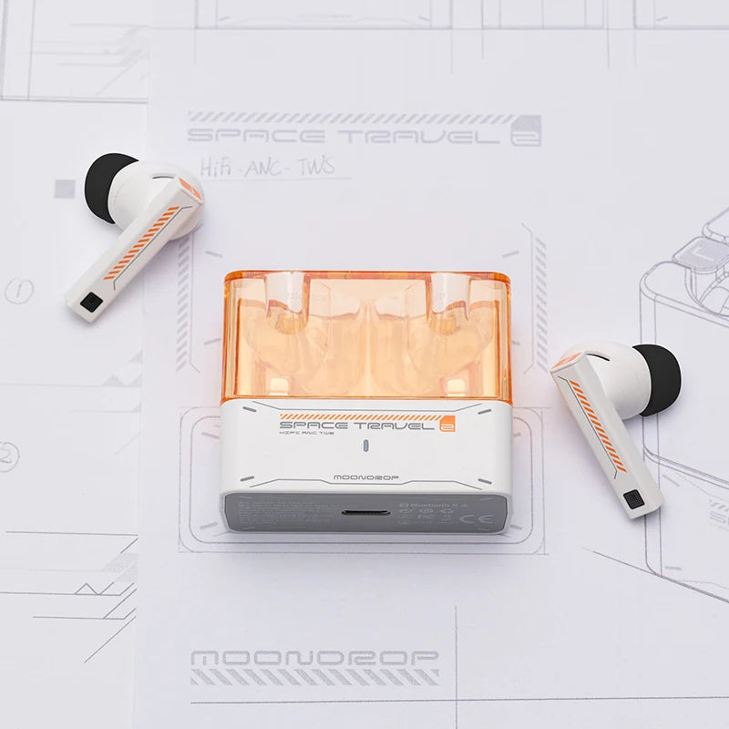 Fone Bluetooth Moondrop Space Travel 2 ANC TWS Bluetooth 6.0