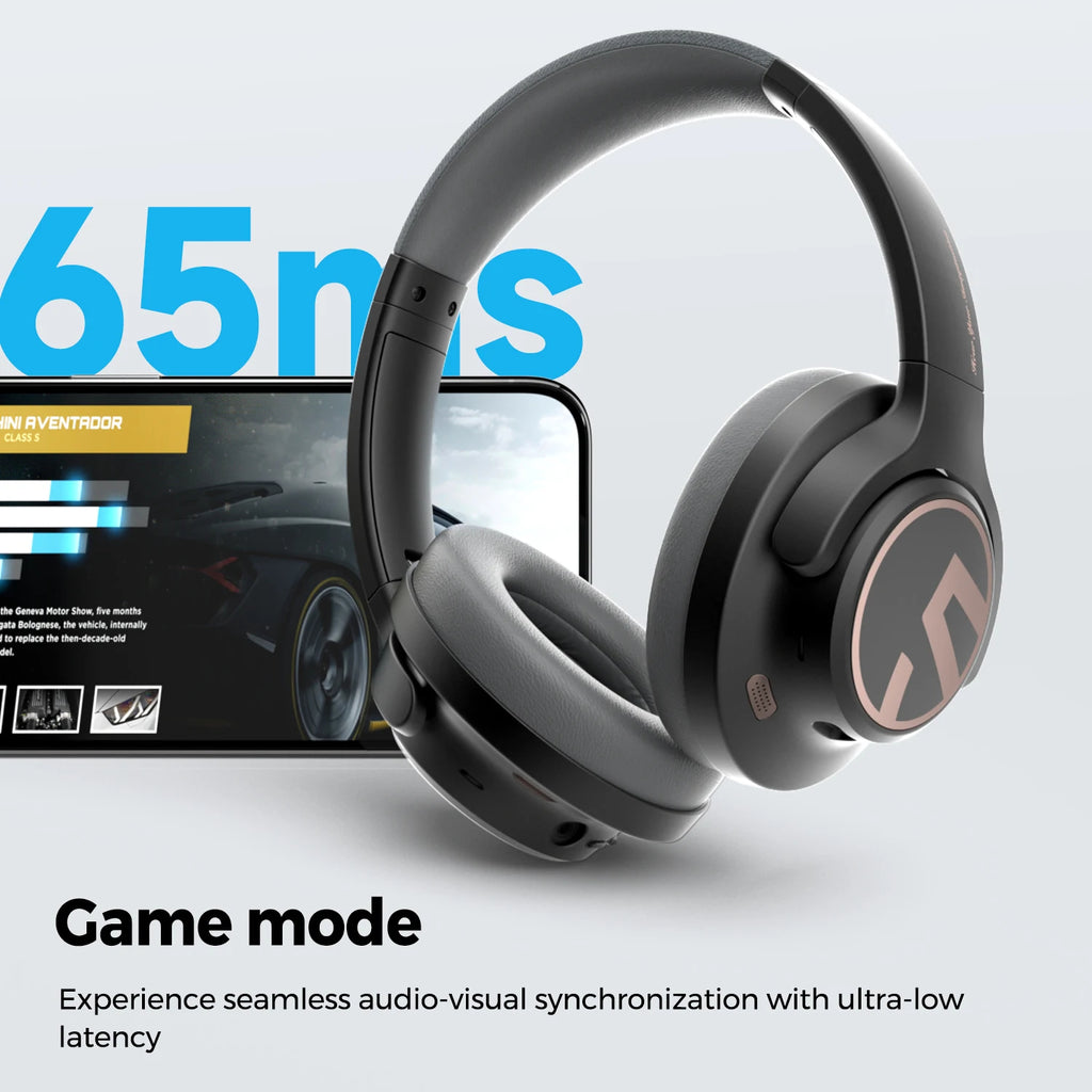 Headphone Bluetooth SoundPEATS Space ANC Hi-Res LDAC 123h