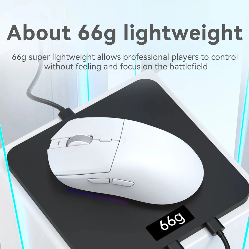 Mouse Gamer AJAZZ AJ139 V2 MC Sem Fio Tri-Mode 12000 DPI com dock