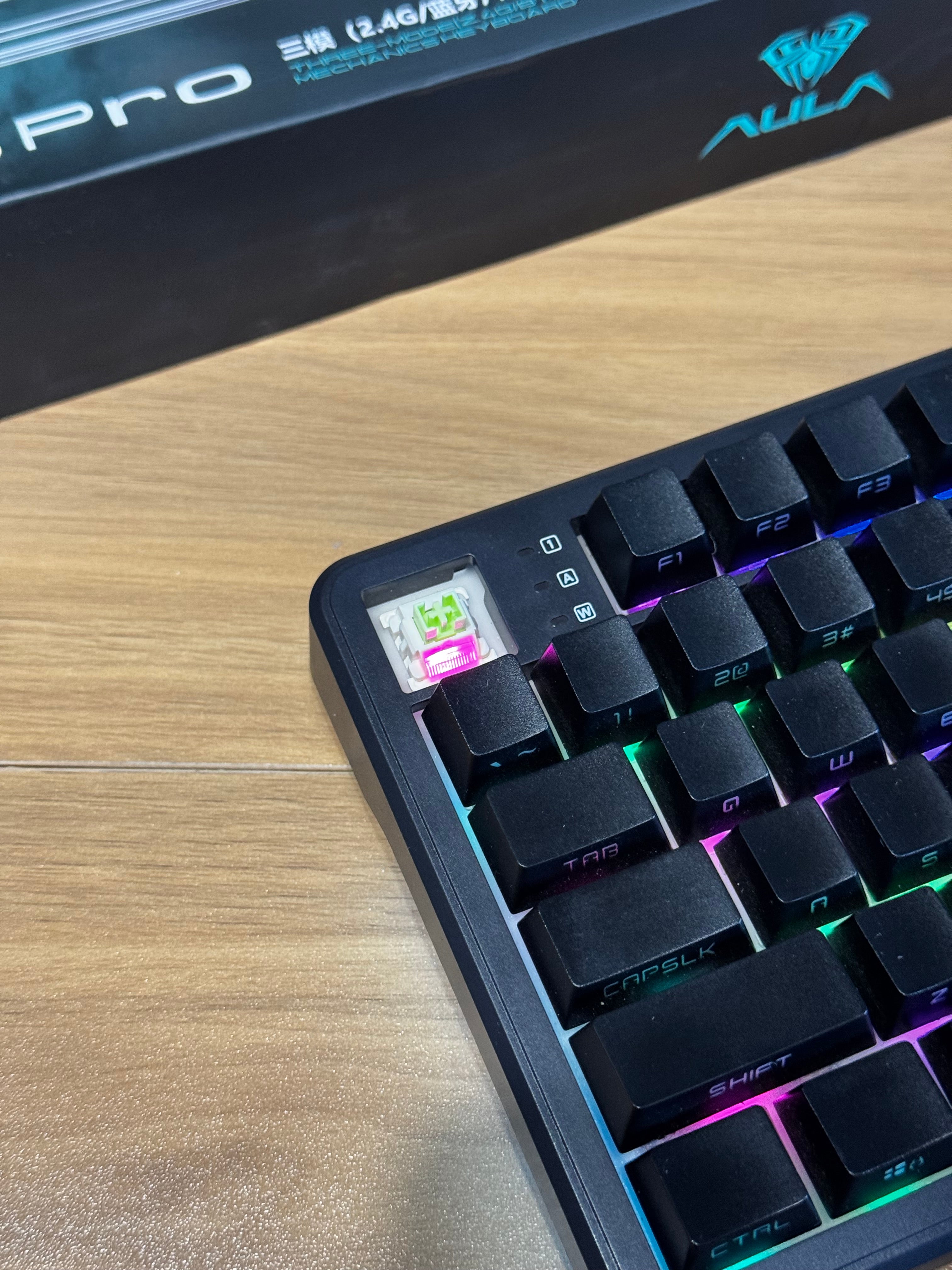 Teclado Mecânico AULA F108 Pro  ⌨️ Wireless, Com display, Hot-Swap, RGB, Sem fios, layout 108%