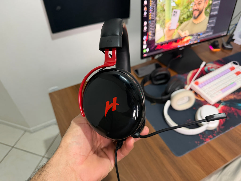HAYLOU HEXSTORM G1 – FONE GAMER TWS COM RGB E BAIXA LATÊNCIA! 🎮