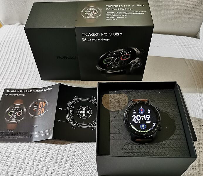 SMARTWATCH TICWATCH PRO 3 ULTRA LTE ⌚ Wear OS, Carteira do Google