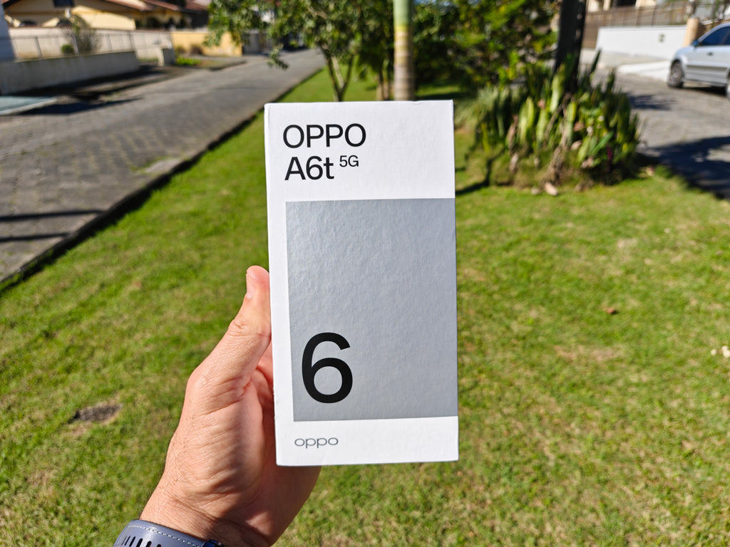 OPPO A6T 5G 256GB – TELA 120Hz, BATERIA DE 6000mAh E MUITO ESPAÇO PARA TUDO!