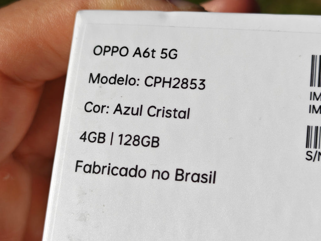 OPPO A6T 5G 256GB – TELA 120Hz, BATERIA DE 6000mAh E MUITO ESPAÇO PARA TUDO!