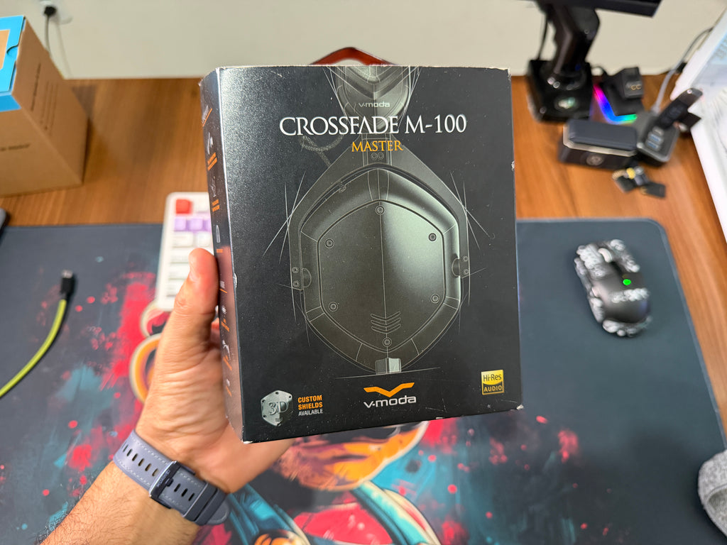 HEADPHONE PROFISSIONAL V-MODA CROSSFade M-100 – DRIVER 50MM E CONSTRUÇÃO PREMIUM! 🎧