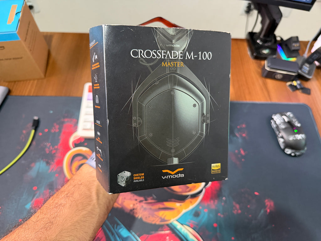 HEADPHONE PROFISSIONAL V-MODA CROSSFade M-100 – DRIVER 50MM E CONSTRUÇÃO PREMIUM! 🎧