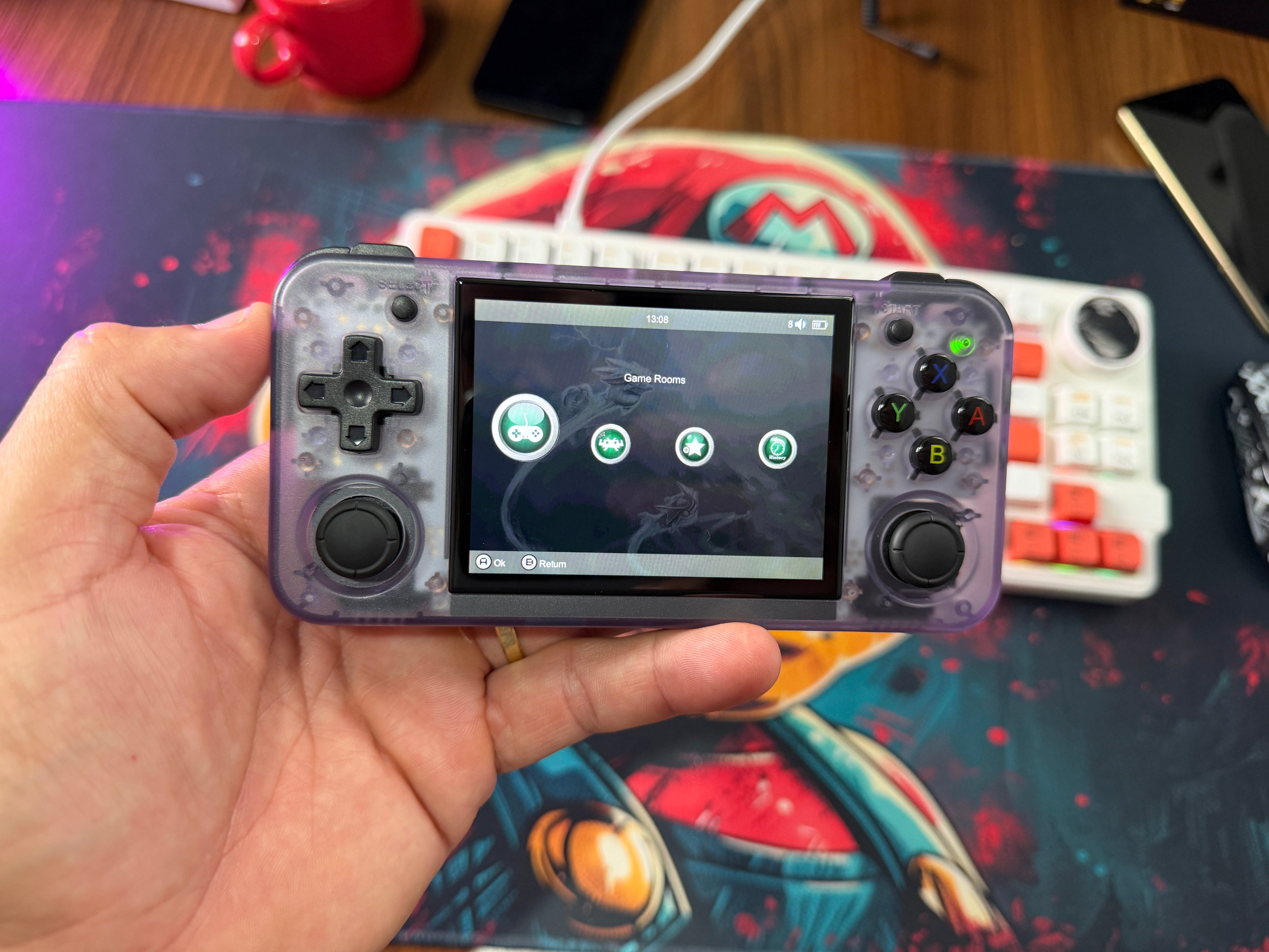 ANBERNIC RG35XX H – CONSOLE RETRÔ COM ANALÓGICOS, HDMI E +5000 JOGOS! 🎮