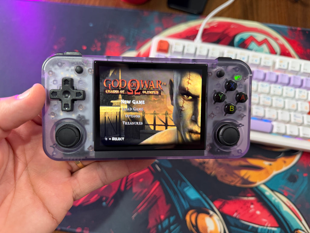 ANBERNIC RG35XX H – CONSOLE RETRÔ COM ANALÓGICOS, HDMI E +5000 JOGOS! 🎮