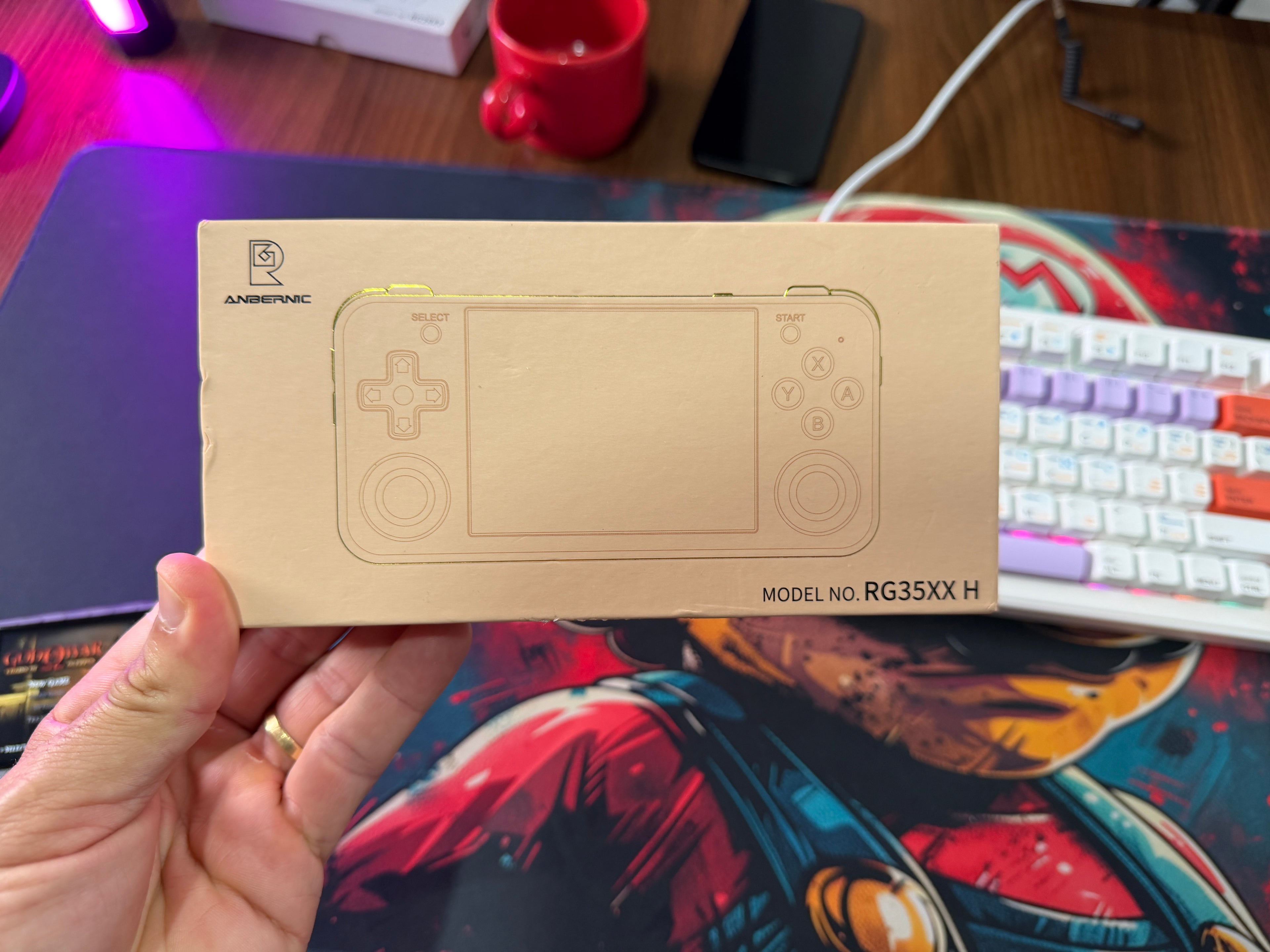 ANBERNIC RG35XX H – CONSOLE RETRÔ COM ANALÓGICOS, HDMI E +5000 JOGOS! 🎮