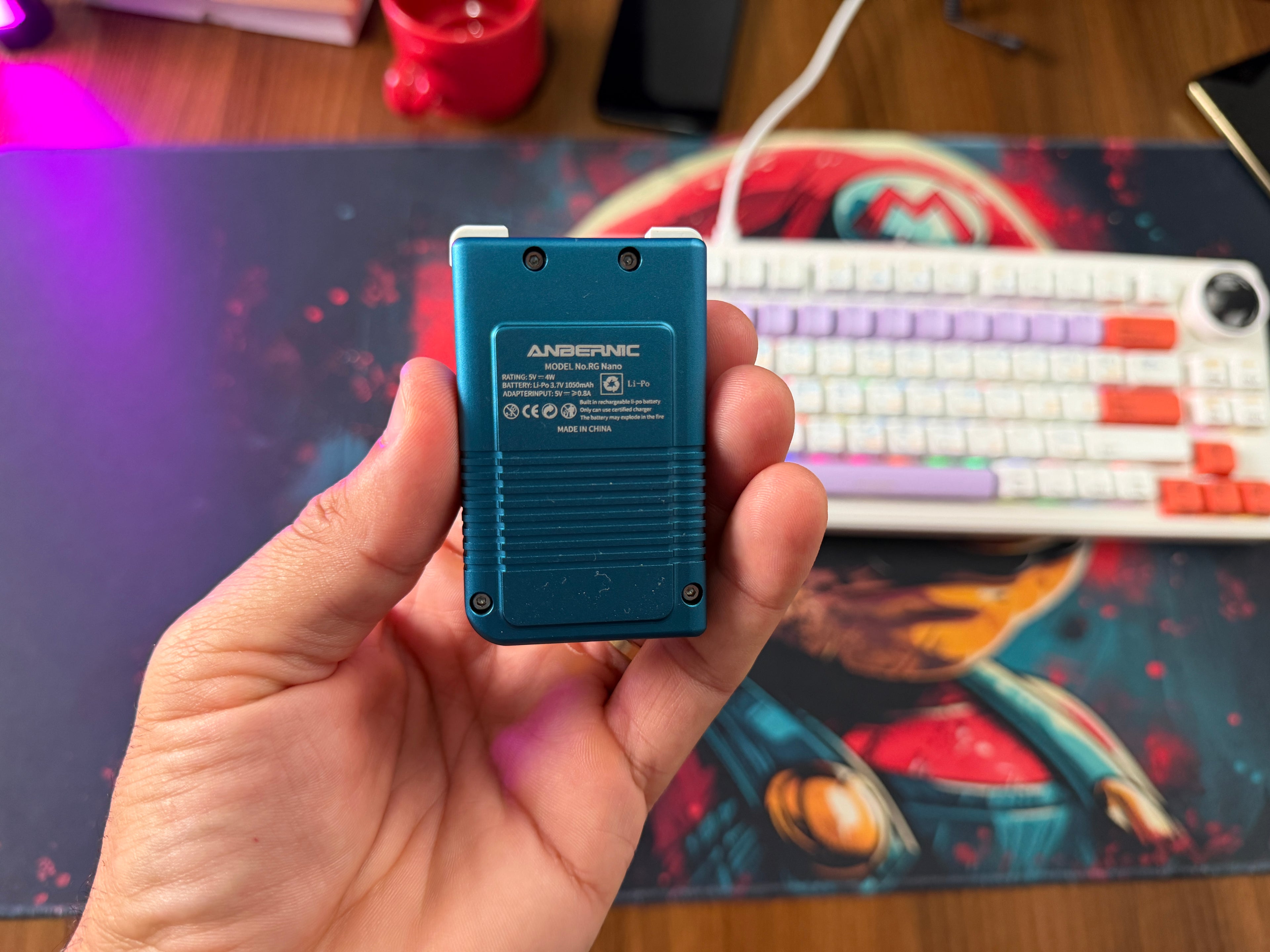 ANBERNIC RG NANO – MINI CONSOLE RETRÔ COM +5000 JOGOS QUE CABE NO BOLSO! 🎮