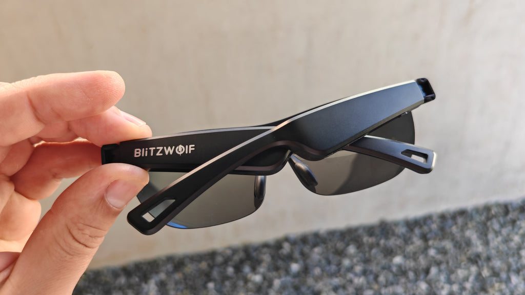 ÓCULOS BLUETOOTH COM FONE INTEGRADO – BLITZWOLF BW-G02 COM PROTEÇÃO UV! 🕶️🎧
