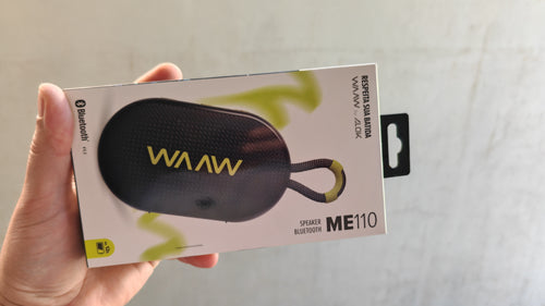 CAIXA DE SOM WAAW BY ALOK ME 110 – BLUETOOTH, IPX7, 12H DE BATERIA!