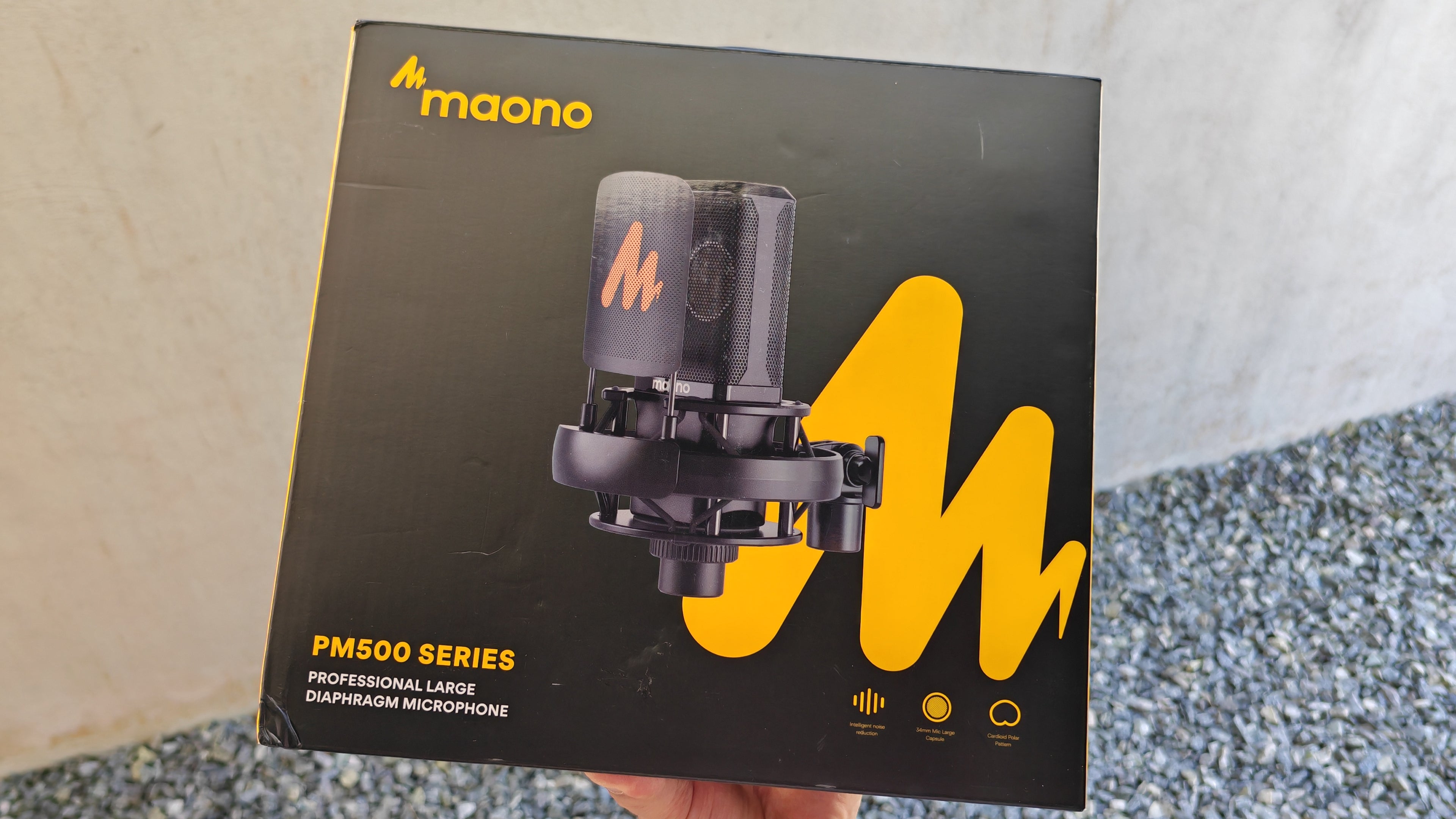 MICROFONE PROFISSIONAL MAONO PM500 – DIAFRAGMA 34MM XLR PARA PODCAST E ESTÚDIO!