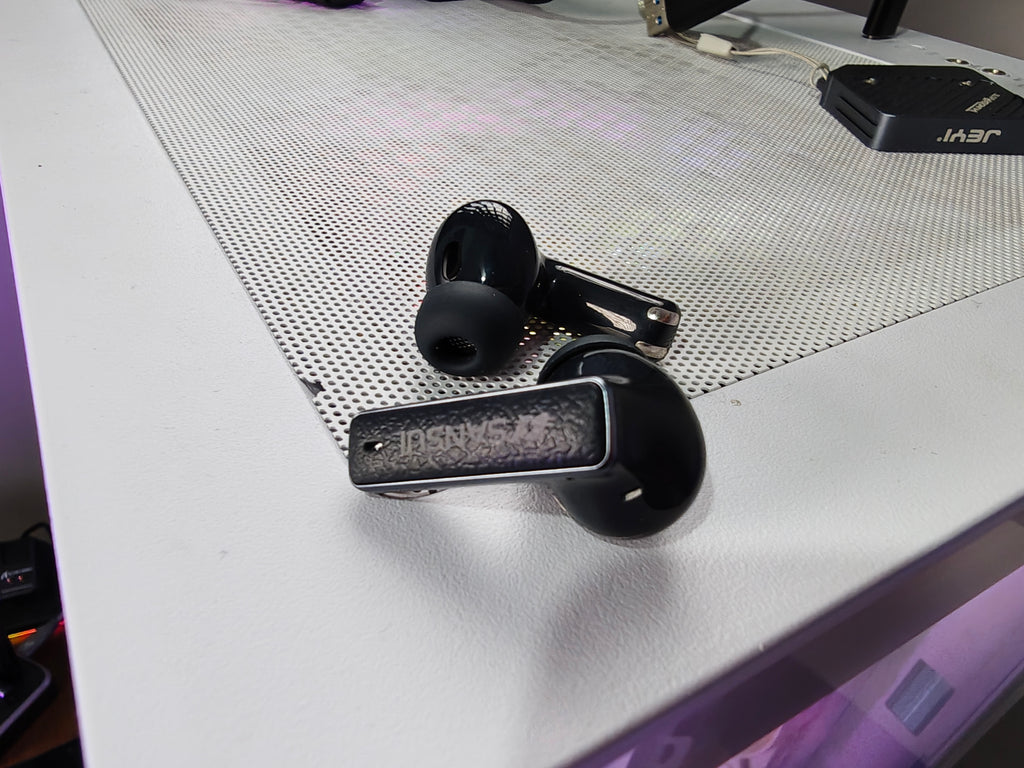 FONE BLUETOOTH SANSUI W28 – FONE BLUETOOTH TWS COM MODO GAME, ENC E ATÉ 30H DE BATERIA!