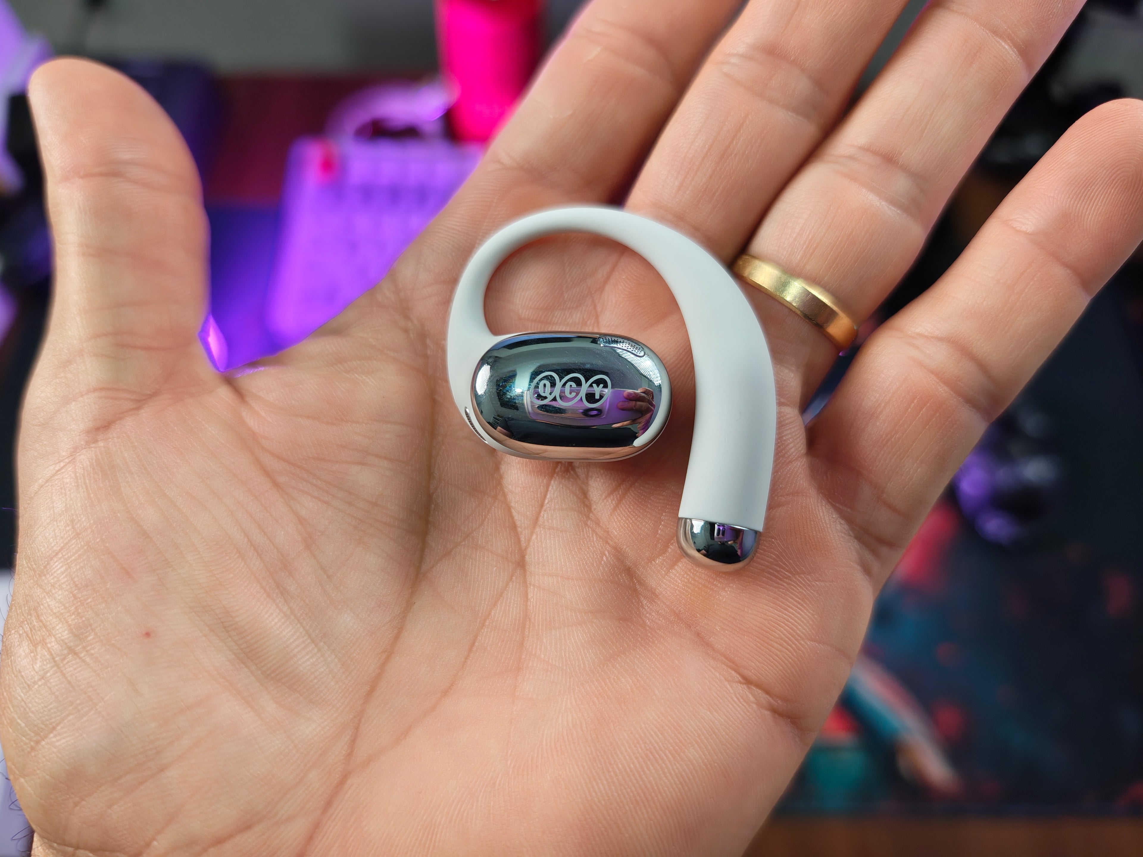 QCY CROSSKY R70 – FONE OPEN-EAR HI-RES COM LDAC, BLUETOOTH 6.0 E ATÉ 52H DE BATERIA!