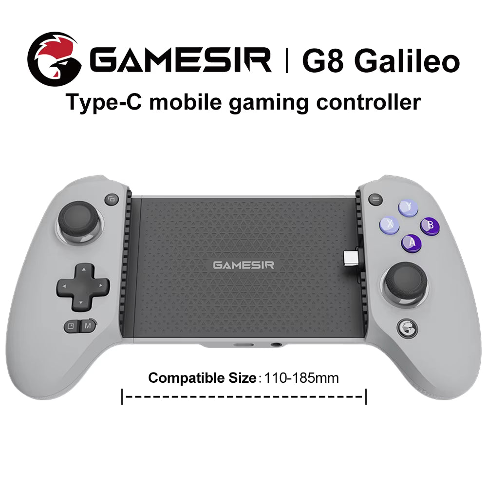 Controle GameSir G8 Galileo USB-C Hall Effect para Android e iPhone
