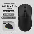 Mouse Gamer AJAZZ AJ139 V2 MC Sem Fio Tri-Mode 12000 DPI com dock