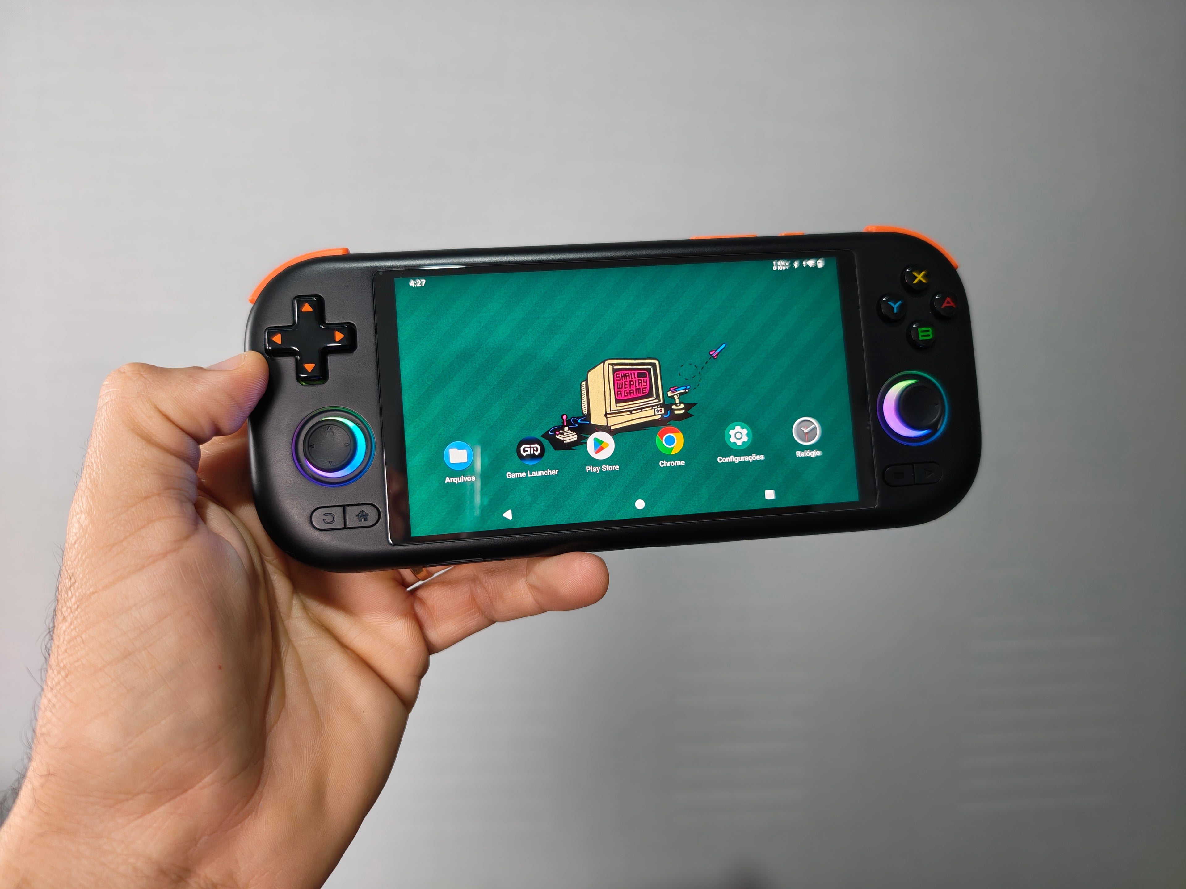 MANGMI AIR X VIDEOGAME PORTÁTIL RETRÔ 4GB RAM 64GB TELA 5.5 BATERIA 5000MAH