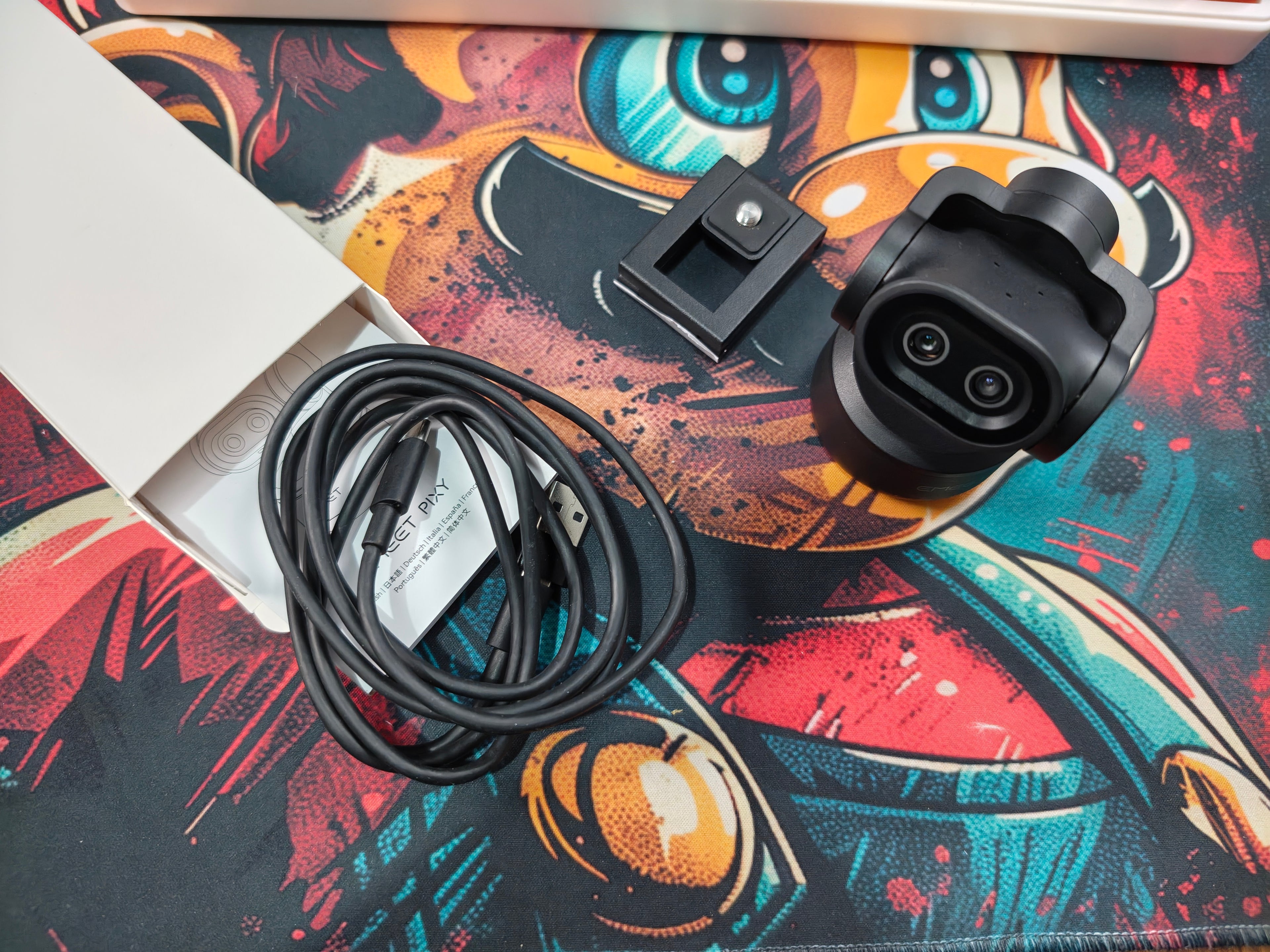 EMEET PIXY WEBCAM DUAL CAMERA COM IA