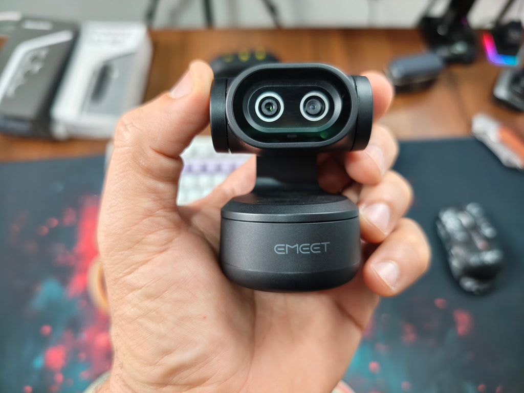 EMEET PIXY WEBCAM DUAL CAMERA COM IA