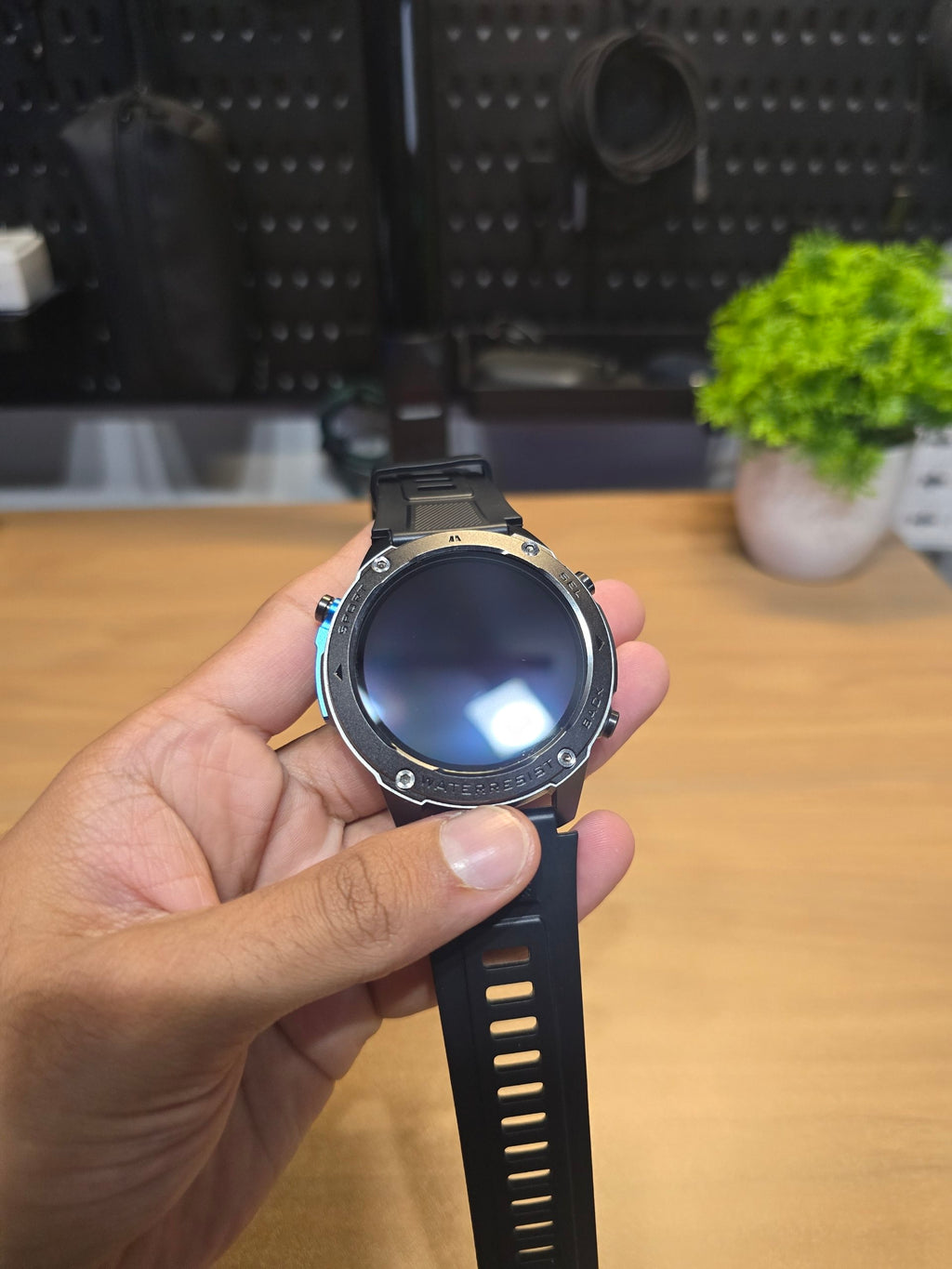 Smartwatch ZEBLAZE STRATOS 2 ULTRA ⌚ Tela AMOLED, GPS, cor Preto, NOVO