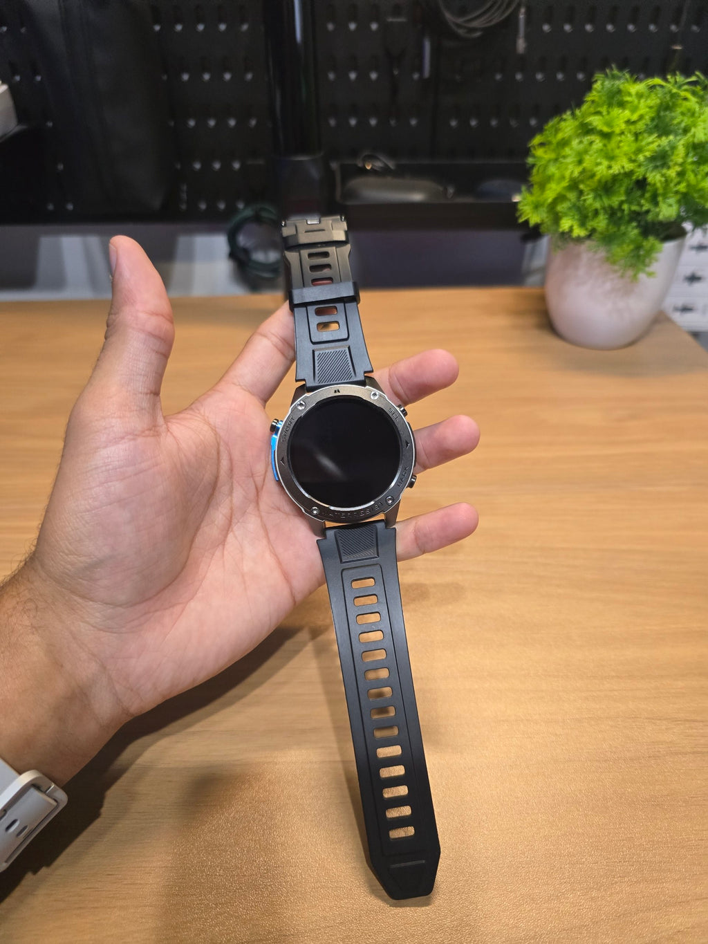 Smartwatch ZEBLAZE STRATOS 2 ULTRA ⌚ Tela AMOLED, GPS, cor Preto, NOVO