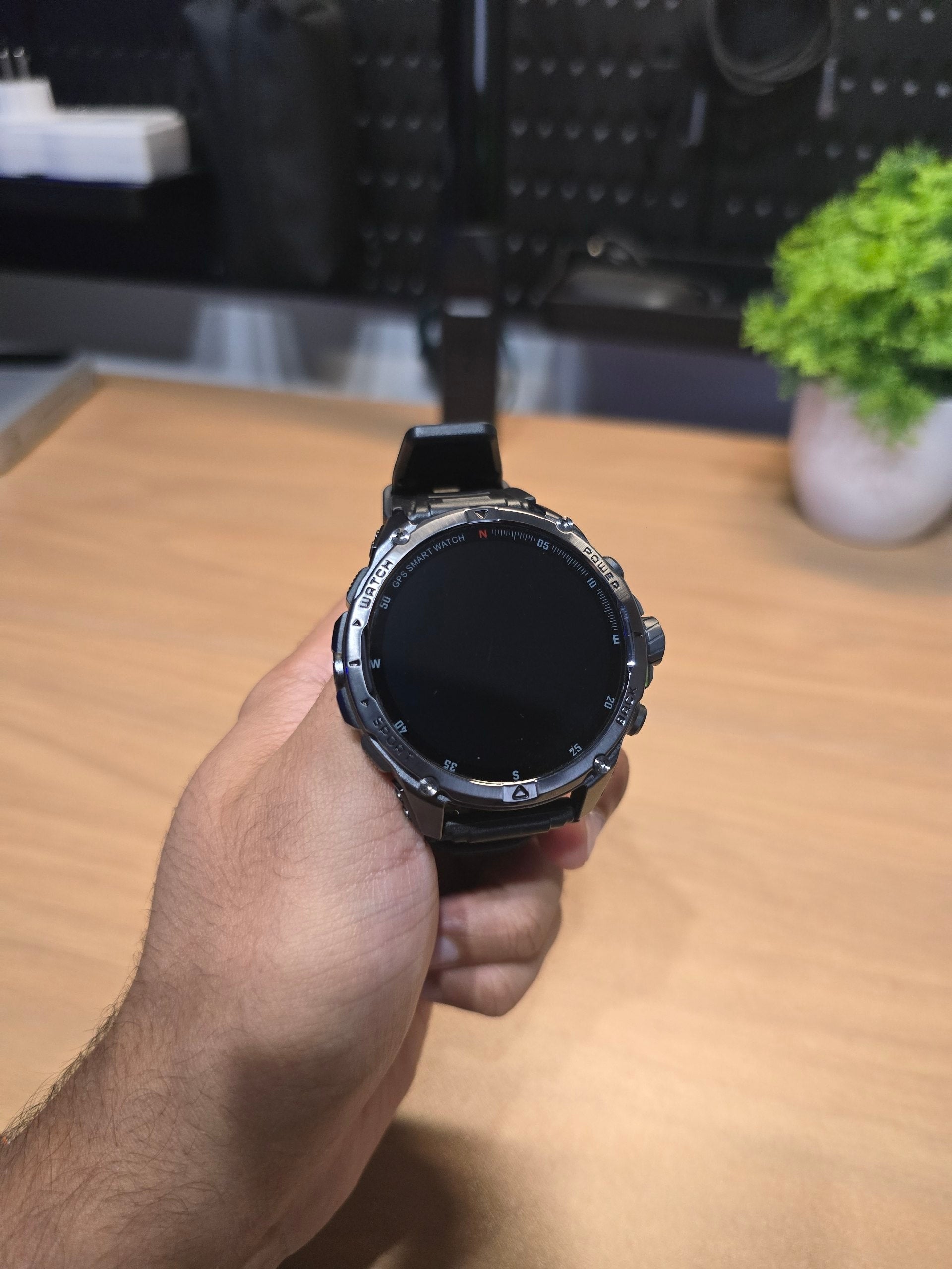 Smartwatch ZEBLAZE STRATOS 2 ULTRA ⌚ Tela AMOLED, GPS, cor Preto, NOVO