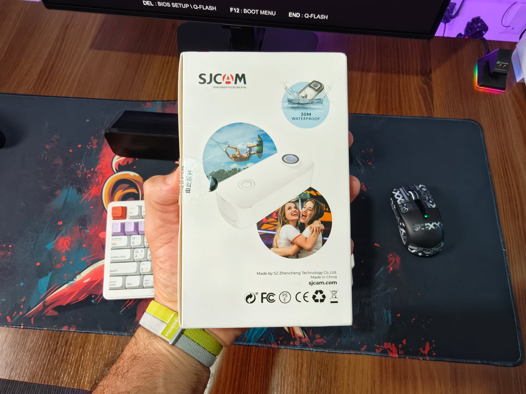 SJCAM C100+ – MINI CÂMERA DE AÇÃO COM WI-FI E GRAVAÇÃO EM 4K! 📷🔥